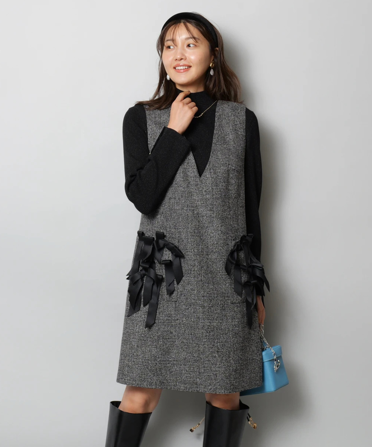 JUSGLITTY デコラリボンジャンスカ デコラリボンジャンスカ | ワンピース | JUSGLITTY（ジャス