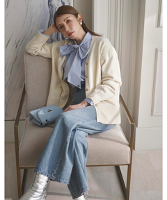 JUSGLITTY(ジャスグリッティー) |〈美香さんコラボ〉カーデ×ペプラムワンピSET