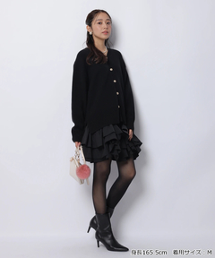 JUSGLITTY(ジャスグリッティー) |〈美香さんコラボ〉カーデ×ペプラムワンピSET