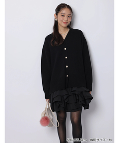 JUSGLITTY(ジャスグリッティー) |〈美香さんコラボ〉カーデ×ペプラムワンピSET