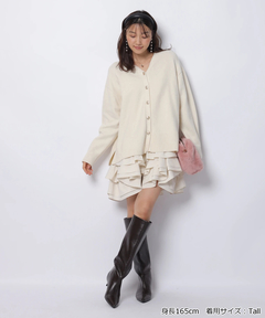 JUSGLITTY(ジャスグリッティー) |〈美香さんコラボ〉カーデ×ペプラムワンピSET