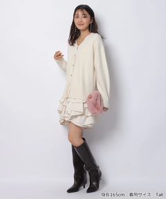 JUSGLITTY(ジャスグリッティー) |〈美香さんコラボ〉カーデ×ペプラムワンピSET