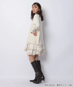 JUSGLITTY(ジャスグリッティー) |〈美香さんコラボ〉カーデ×ペプラムワンピSET