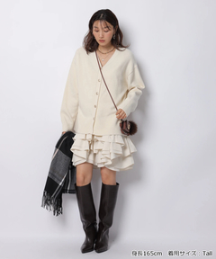 JUSGLITTY(ジャスグリッティー) |〈美香さんコラボ〉カーデ×ペプラムワンピSET