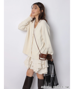 JUSGLITTY(ジャスグリッティー) |〈美香さんコラボ〉カーデ×ペプラムワンピSET