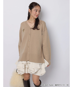 JUSGLITTY(ジャスグリッティー) |〈美香さんコラボ〉カーデ×ペプラムワンピSET