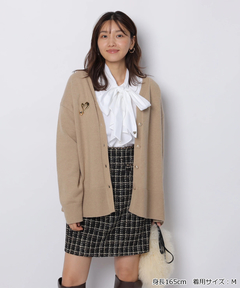 JUSGLITTY(ジャスグリッティー) |〈美香さんコラボ〉カーデ×ペプラムワンピSET