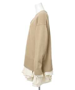 JUSGLITTY(ジャスグリッティー) |〈美香さんコラボ〉カーデ×ペプラムワンピSET