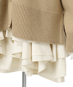 JUSGLITTY(ジャスグリッティー) |〈美香さんコラボ〉カーデ×ペプラムワンピSET