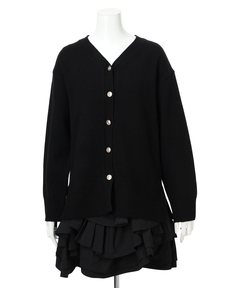 JUSGLITTY(ジャスグリッティー) |〈美香さんコラボ〉カーデ×ペプラムワンピSET