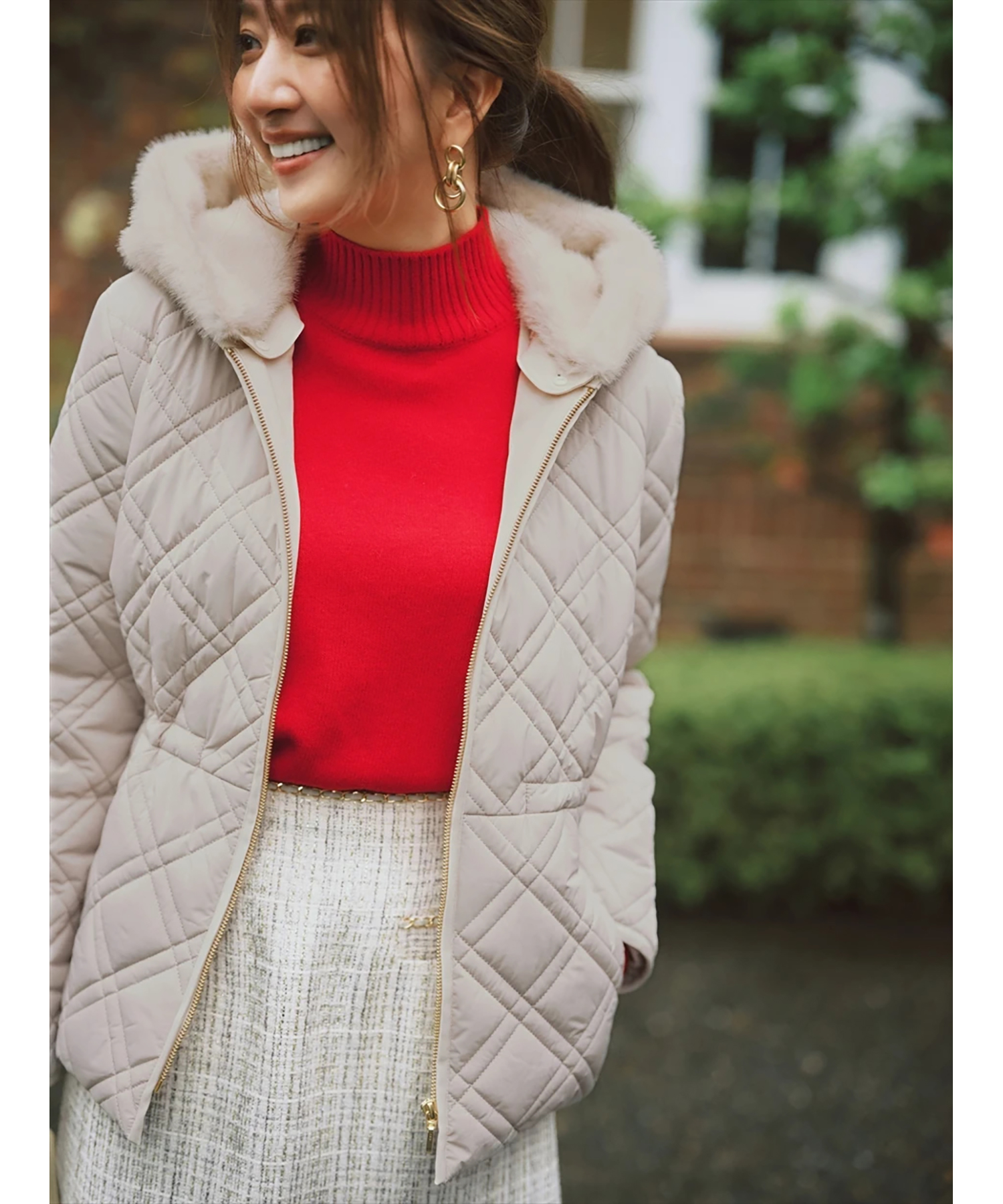 アルページュストーリー　ショートコート キルティングペプラムショートコート | コート | JUSGLITTY（ジャス