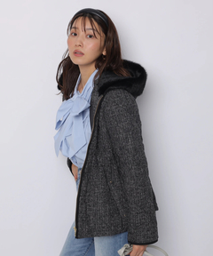 ノーカラーポケットコート | コート | CADUNE（カデュネ） │【公式