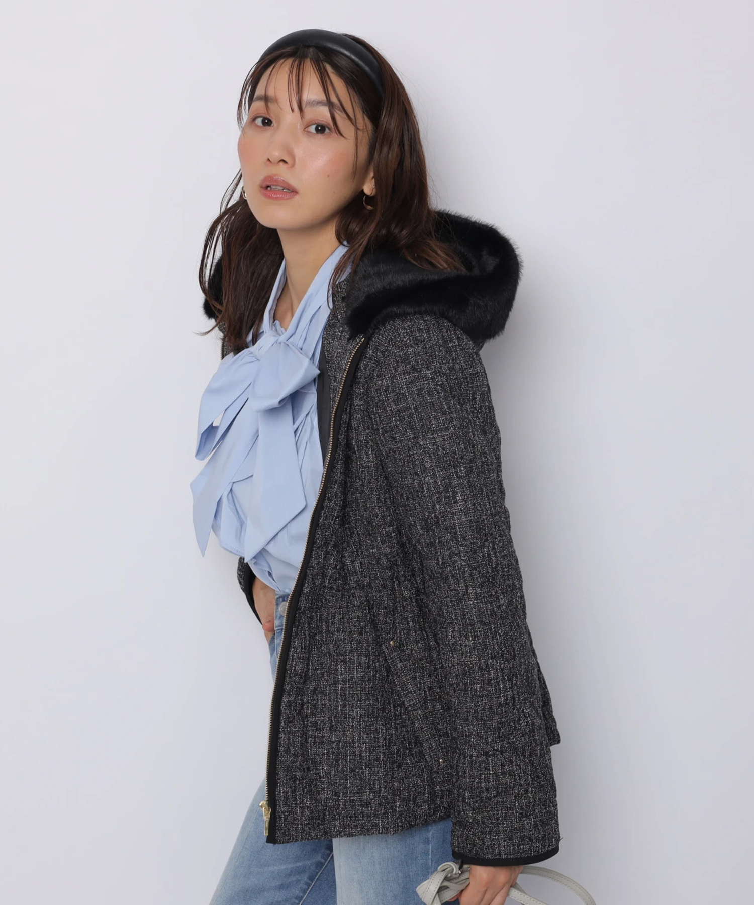 キルティングペプラムショートコート | コート | JUSGLITTY