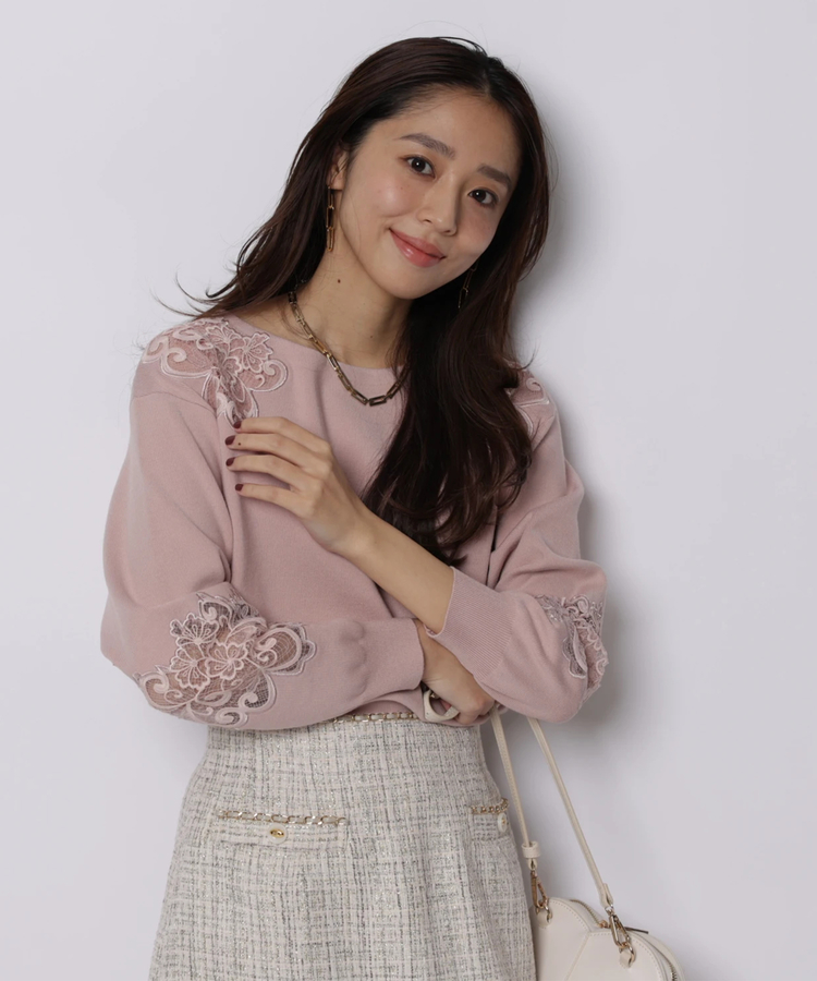 JUSGLITTY （ジャスグリッティー） ニット ウールカシミヤドルマン