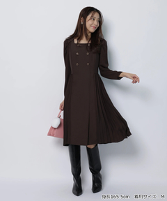 JUSGLITTY(ジャスグリッティー) |サイドプリーツワンピース