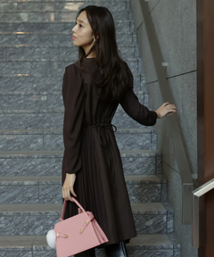 JUSGLITTY(ジャスグリッティー) |サイドプリーツワンピース