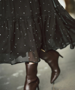 JUSGLITTY(ジャスグリッティー) |スノードットプリントワンピース