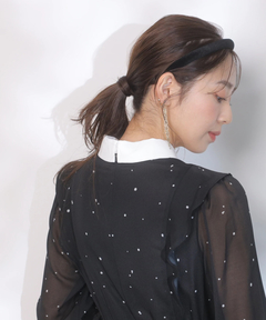 JUSGLITTY(ジャスグリッティー) |スノードットプリントワンピース