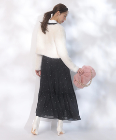 JUSGLITTY(ジャスグリッティー) |スノードットプリントワンピース