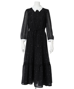 JUSGLITTY(ジャスグリッティー) |スノードットプリントワンピース