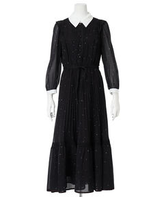 JUSGLITTY(ジャスグリッティー) |スノードットプリントワンピース