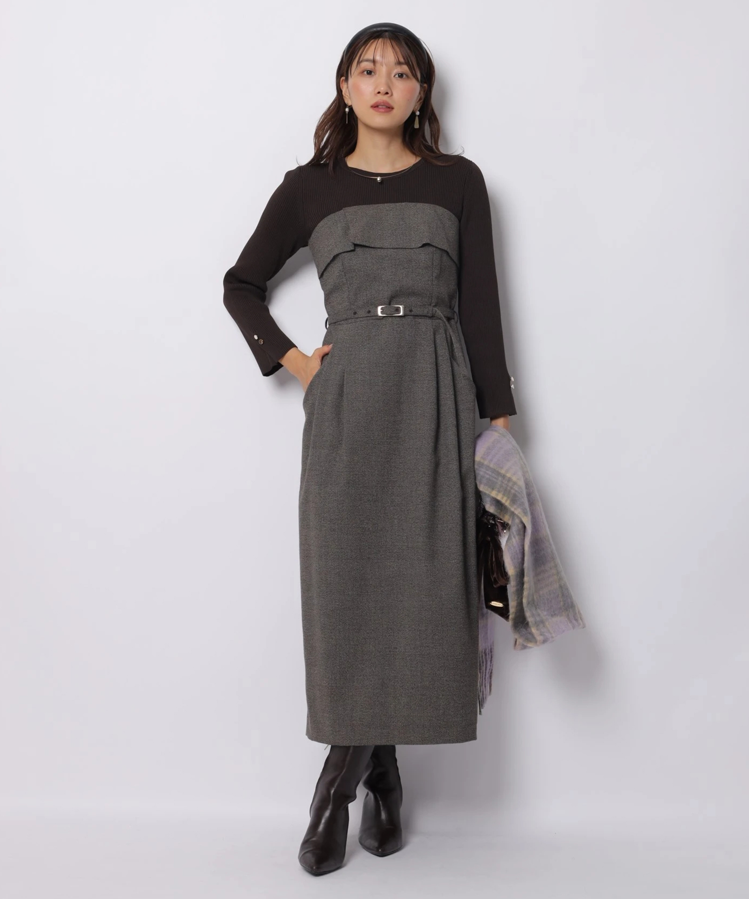 JUSGLITTY ベアドッキングワンピース WEB LIMITED]ベアドッキングワンピース | ワンピース | JUSGLITTY