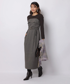 JUSGLITTY(ジャスグリッティー) |[WEB LIMITED]ベアドッキングワンピース