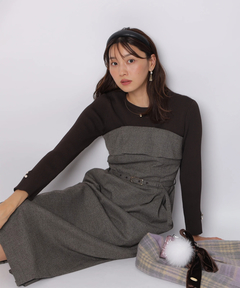 JUSGLITTY(ジャスグリッティー) |[WEB LIMITED]ベアドッキングワンピース