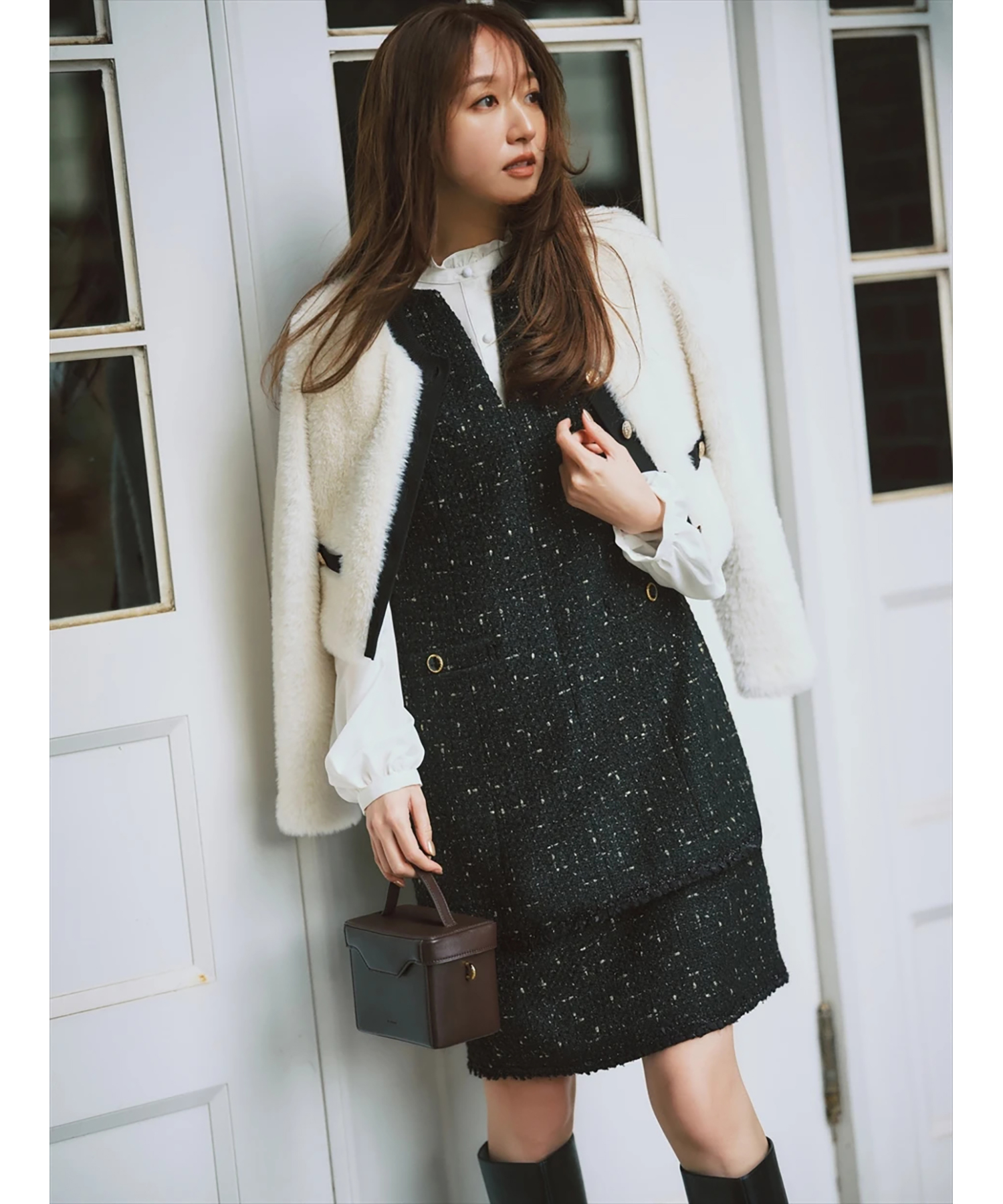 ファーリージャケットライクカーデ | カーデ | JUSGLITTY（ジャス