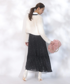 JUSGLITTY(ジャスグリッティー) |ファーリージャケットライクカーデ