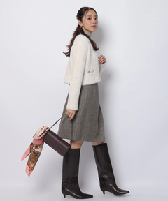 JUSGLITTY(ジャスグリッティー) |ファーリージャケットライクカーデ