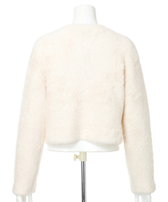 JUSGLITTY(ジャスグリッティー) |ファーリージャケットライクカーデ