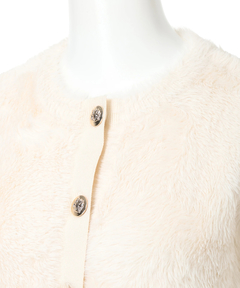 JUSGLITTY(ジャスグリッティー) |ファーリージャケットライクカーデ