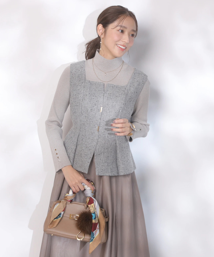 JUSGLITTY ドッキングジャンスカワンピース　サイズ2 ジャスグリッティー JUSGLITTY ドッキングジャンスカワンピース