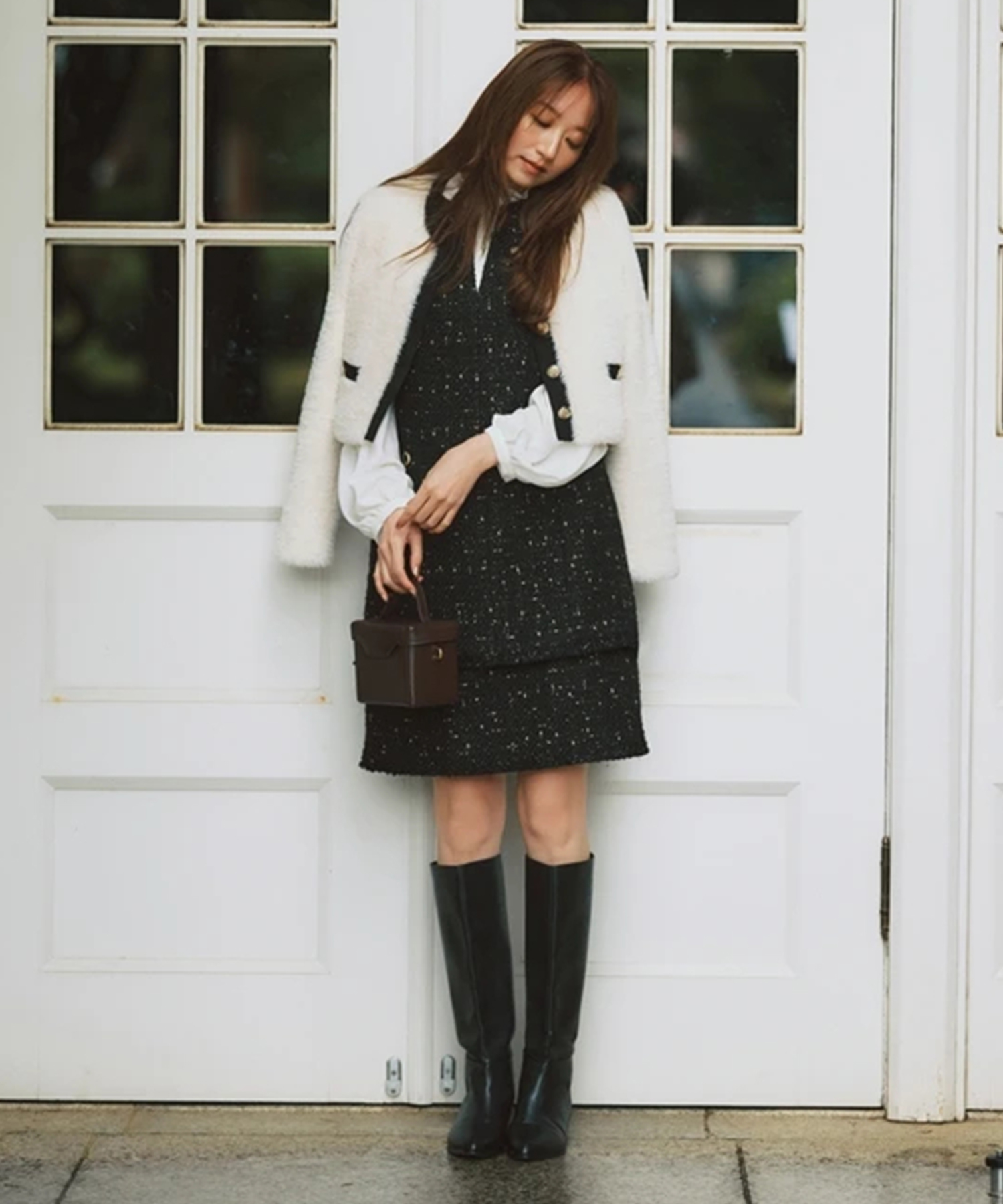 ツイードコーデミニワンピース | ワンピース | JUSGLITTY