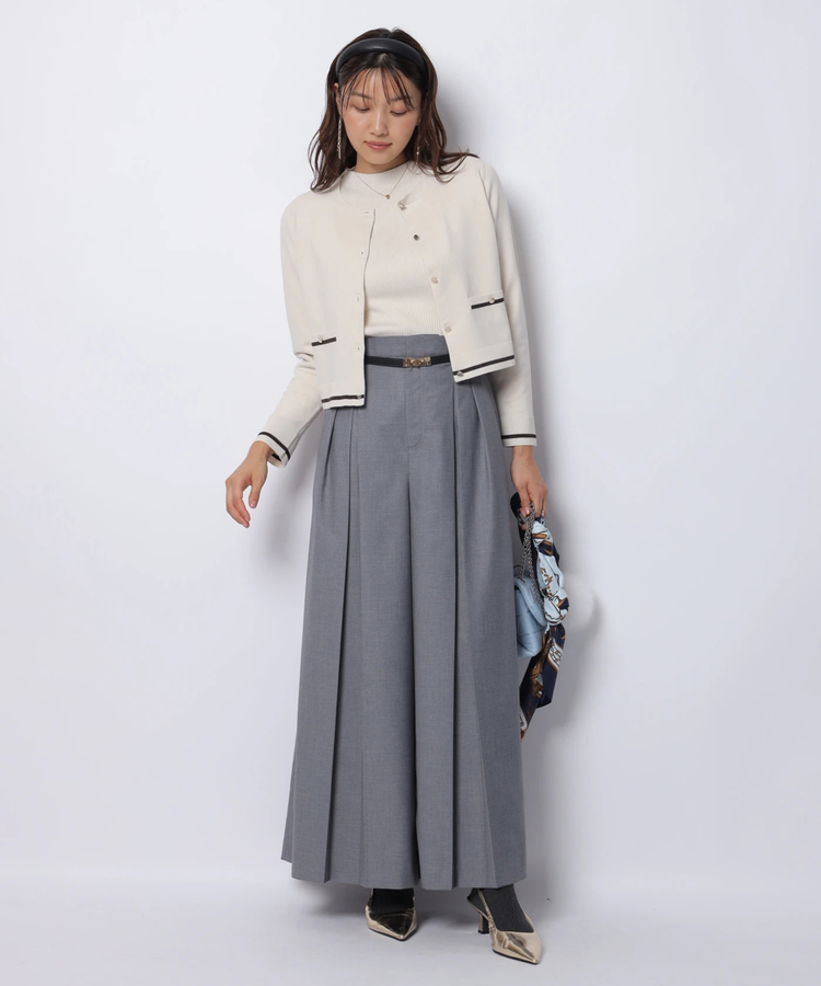 ベルト付タックワイドパンツ | パンツ | JUSGLITTY（ジャス