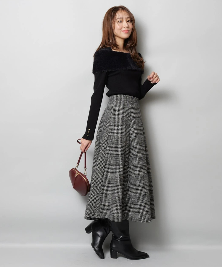 フレアミディスカート | スカート | JUSGLITTY（ジャスグリッティー