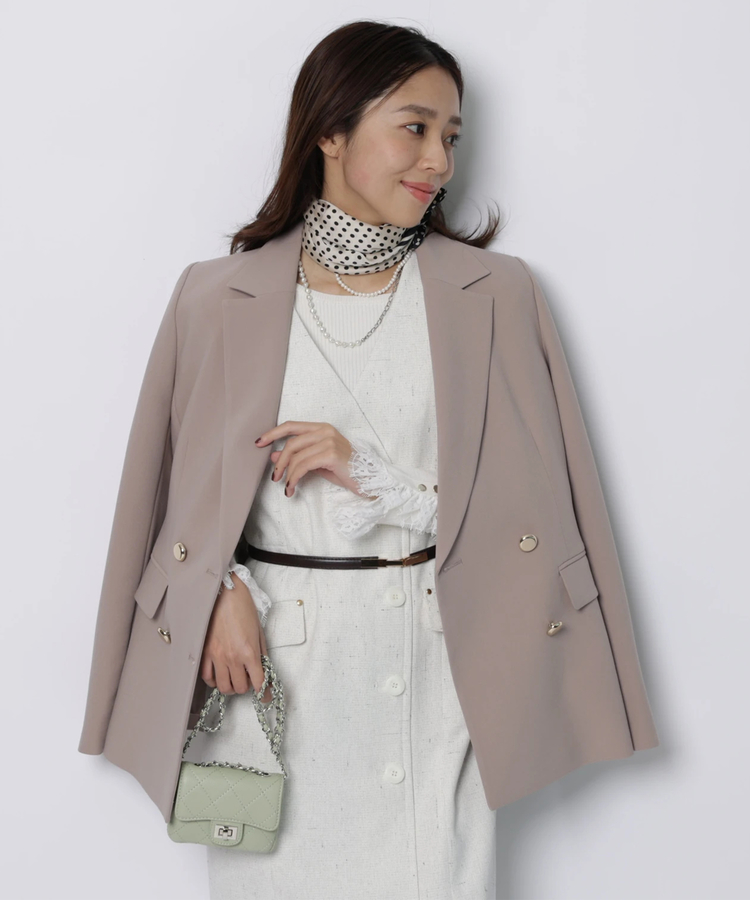 Arpege story テーラードジャケット アイボリー サイズ1 ベーシックテーラードジャケット | ジャケット | JUSGLITTY（ジャス