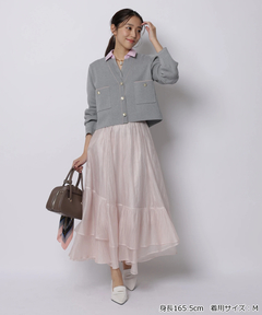 JUSGLITTY(ジャスグリッティー) |シャツカラーVネックアンサンブル