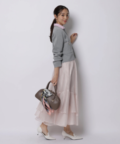 JUSGLITTY(ジャスグリッティー) |シャツカラーVネックアンサンブル