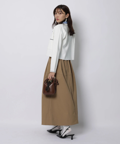 JUSGLITTY(ジャスグリッティー) |シャツカラーVネックアンサンブル