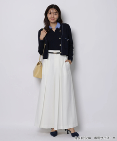 JUSGLITTY(ジャスグリッティー) |シャツカラーVネックアンサンブル