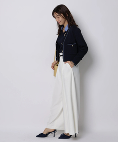 JUSGLITTY(ジャスグリッティー) |シャツカラーVネックアンサンブル