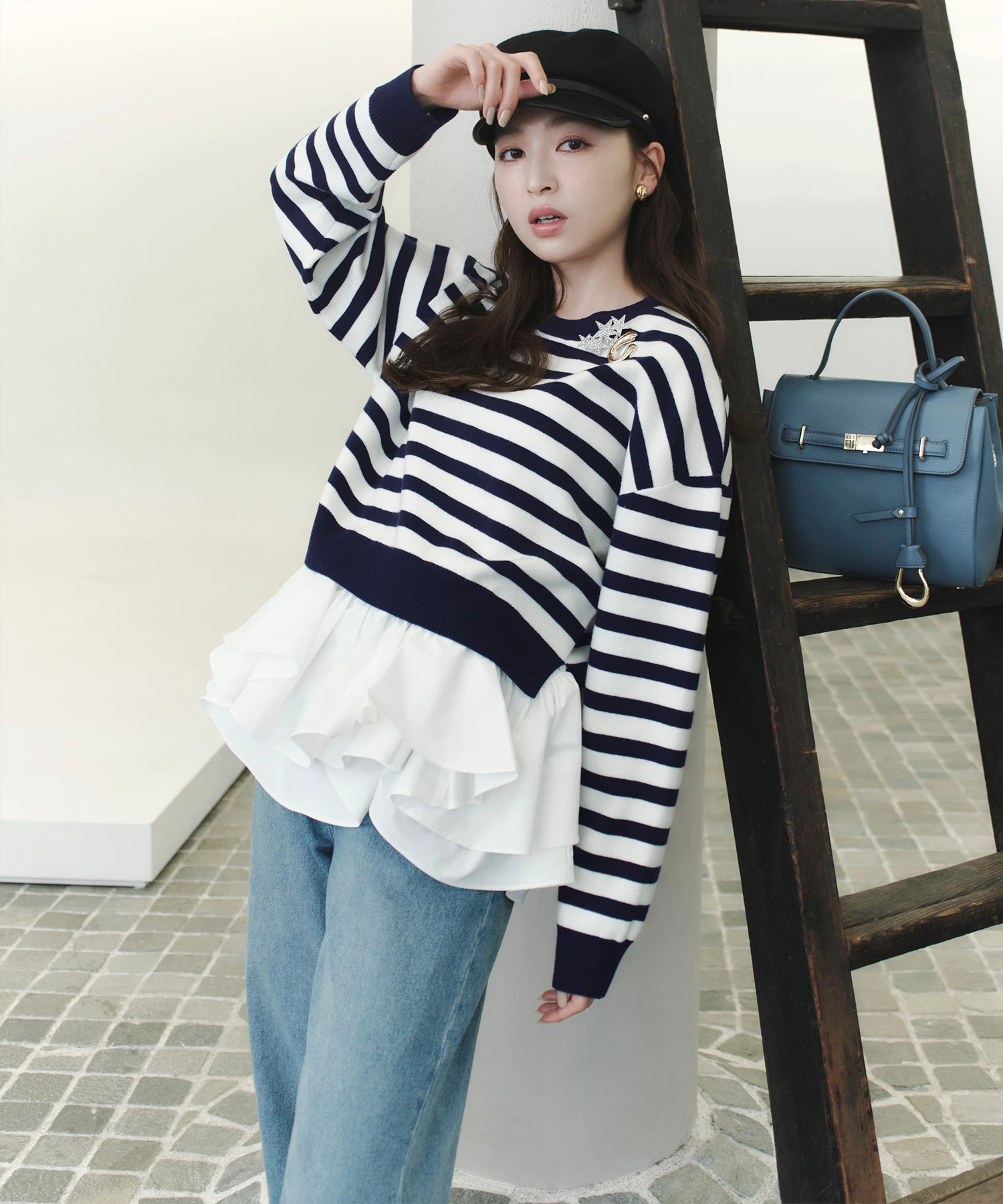 フリルキャミレイヤードニット | ニット | JUSGLITTY（ジャス