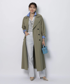 JUSGLITTY(ジャスグリッティー) |配色シャツカラー長袖ニット