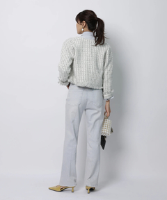 JUSGLITTY(ジャスグリッティー) |ニットツイードパールジャケット