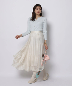 JUSGLITTY(ジャスグリッティー) |【Arpege story限定】スプリングカラーケーブルニット