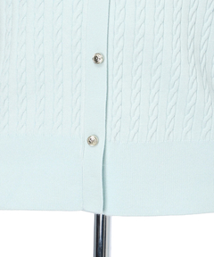 JUSGLITTY(ジャスグリッティー) |【Arpege story限定】スプリングカラーケーブルニット