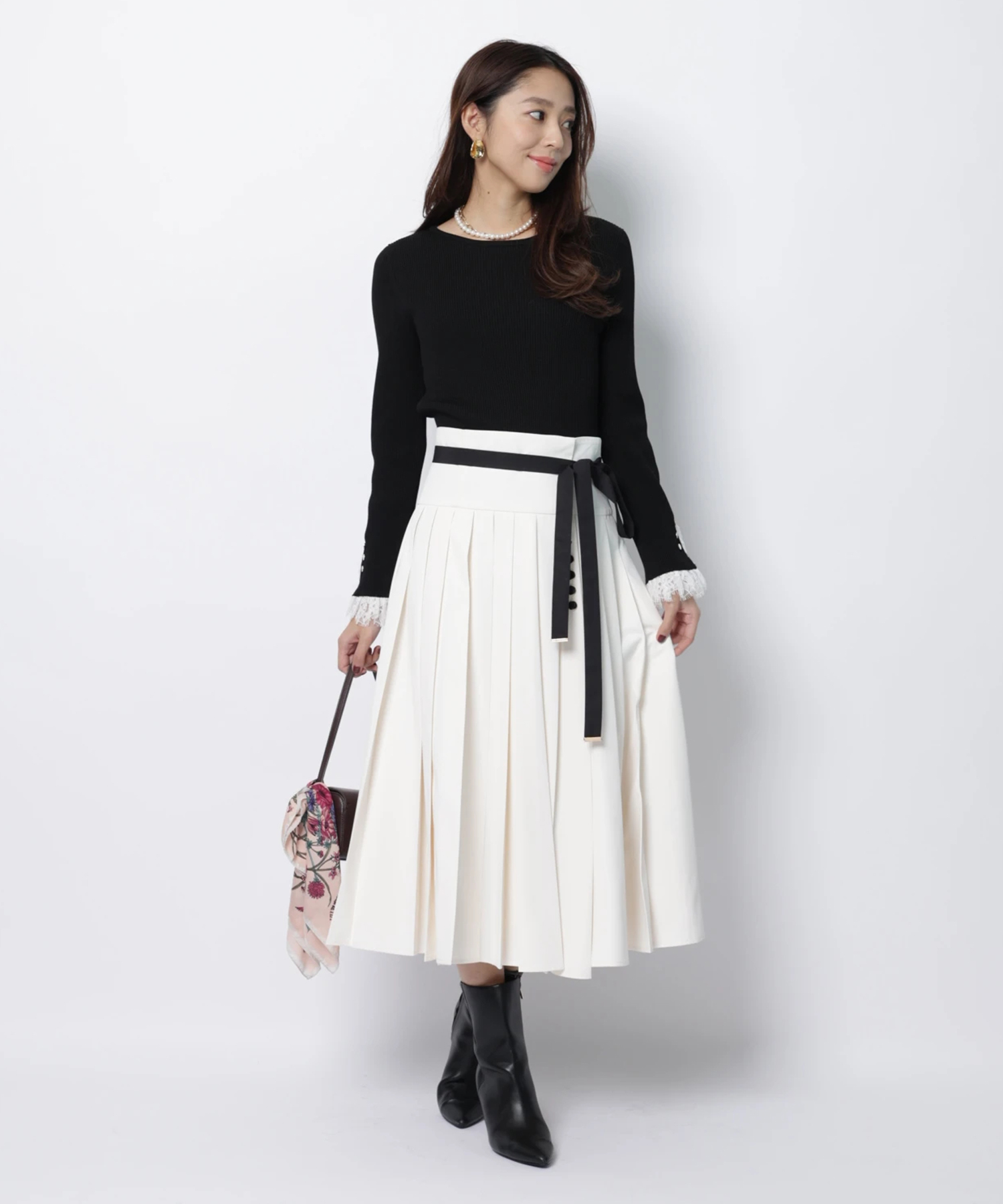 プリーツミディスカート | スカート | JUSGLITTY（ジャスグリッティー