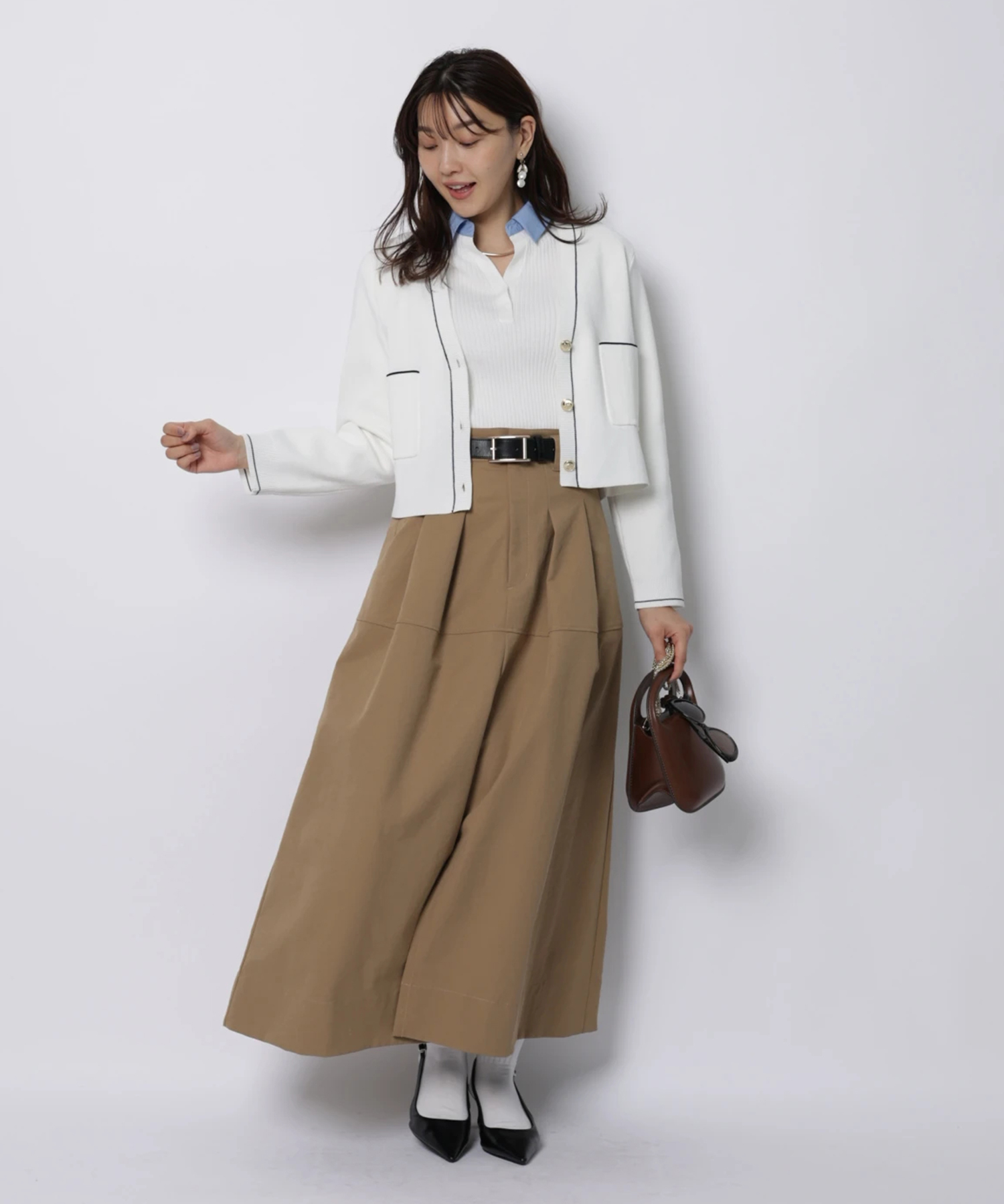 太ベルト付タックスカート | スカート | JUSGLITTY（ジャス